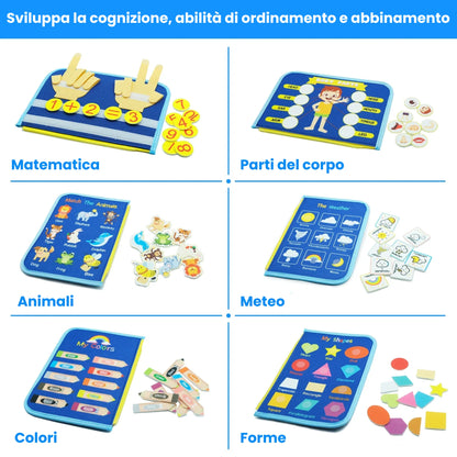 Tavola delle attività Montessori